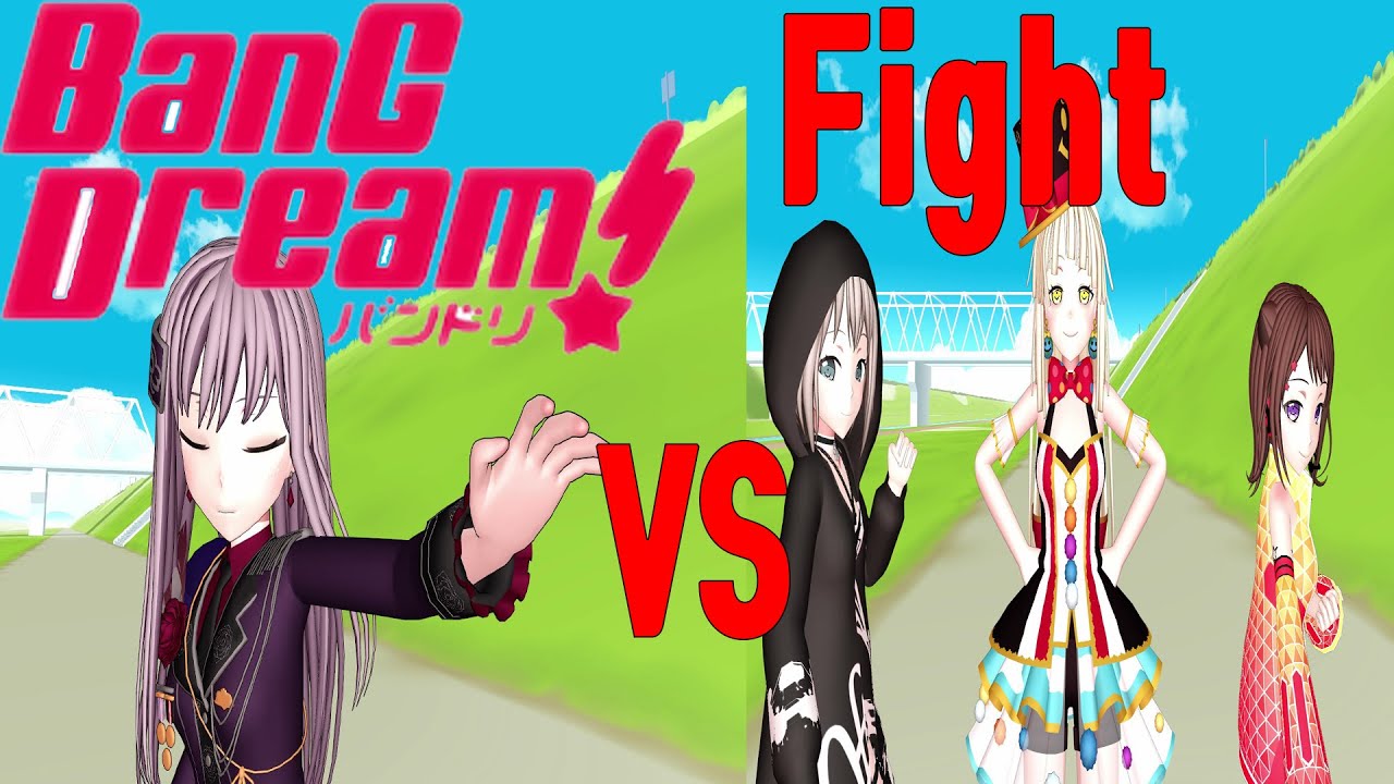 [MMD] BanG Dream!  Fight