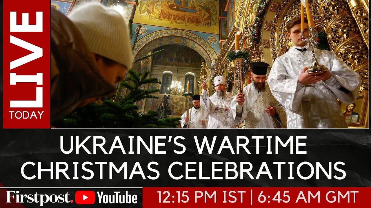 LIVE: Ukrainians Attend Christmas Mass in Kyiv's St Michael's Cathedral