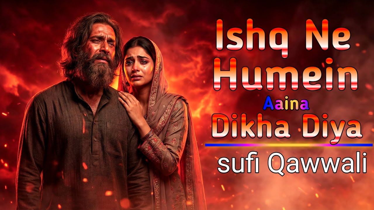 Ishq Ne Humein Aaina Dikha Diya 🤍 | Vintage Qawwali | Old Mehfil Style | Male Voice