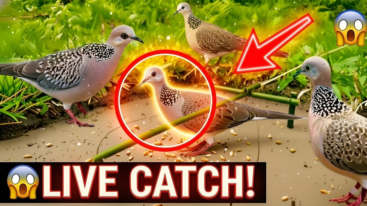 LIVE Proof! This Simple Village Dove Trap Works 100%