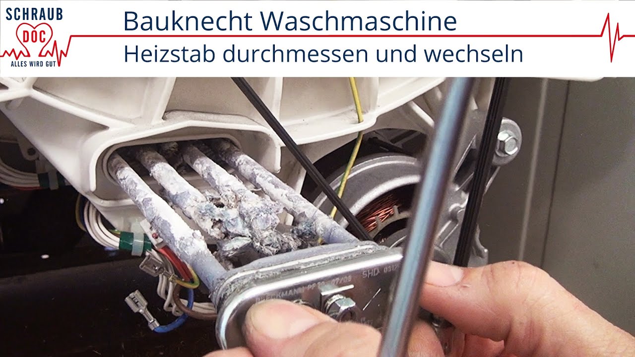 Bauknecht Waschmaschine heizt nicht - Heizstab tauschen