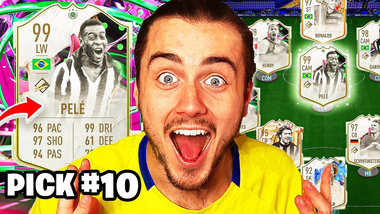 11x 90+ IKON SPELARVAL Best&auml;mmer mitt Lag P&aring; FIFA 23