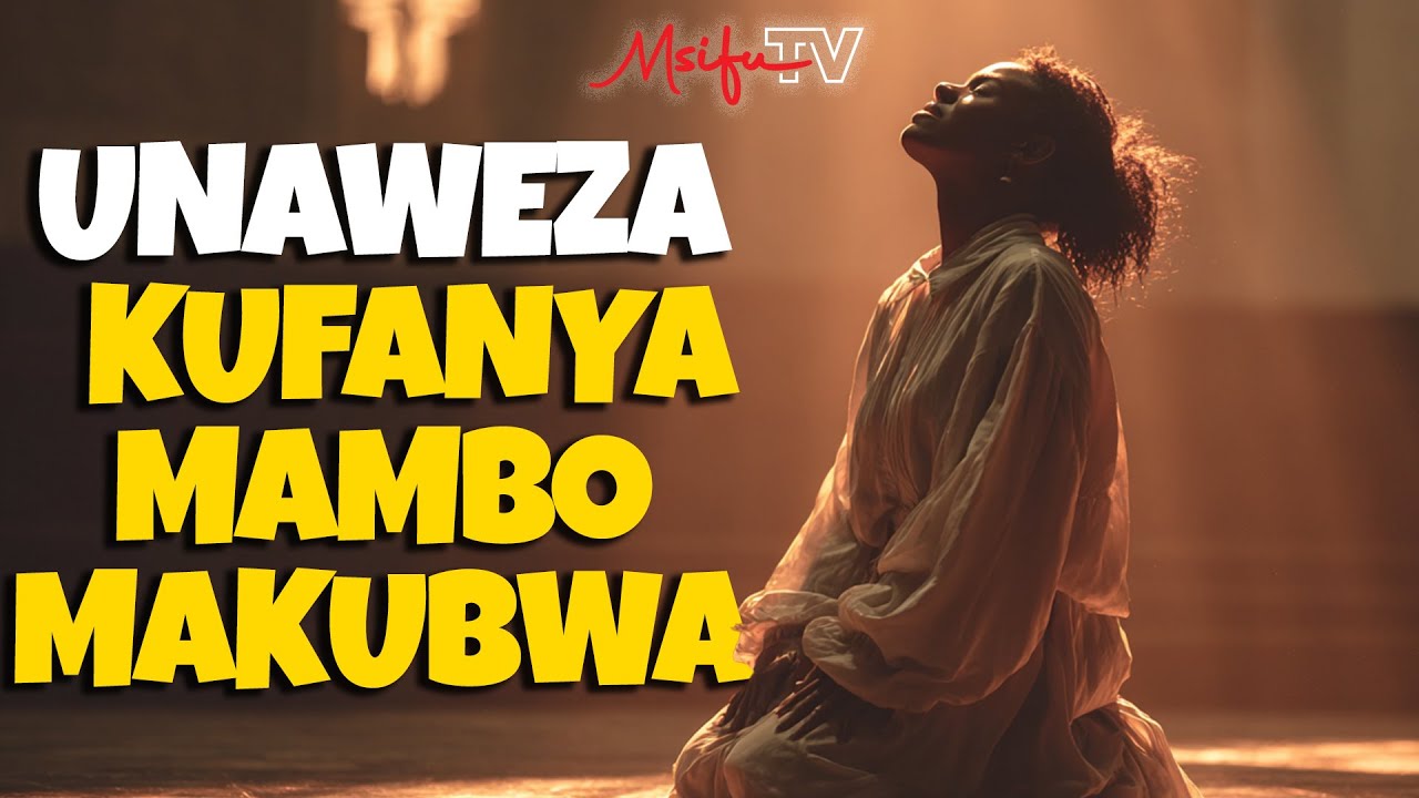 Unaweza Kufanya Mambo Makubwa Cover | Deep Swahili Worship | Msifu TV