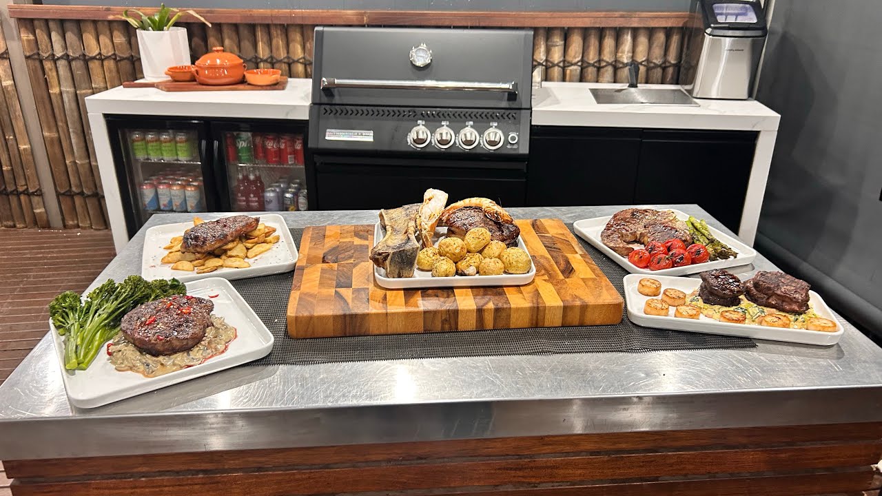 Cooking 5 different steaks on the new CrossRay XPlor gas BBQ!