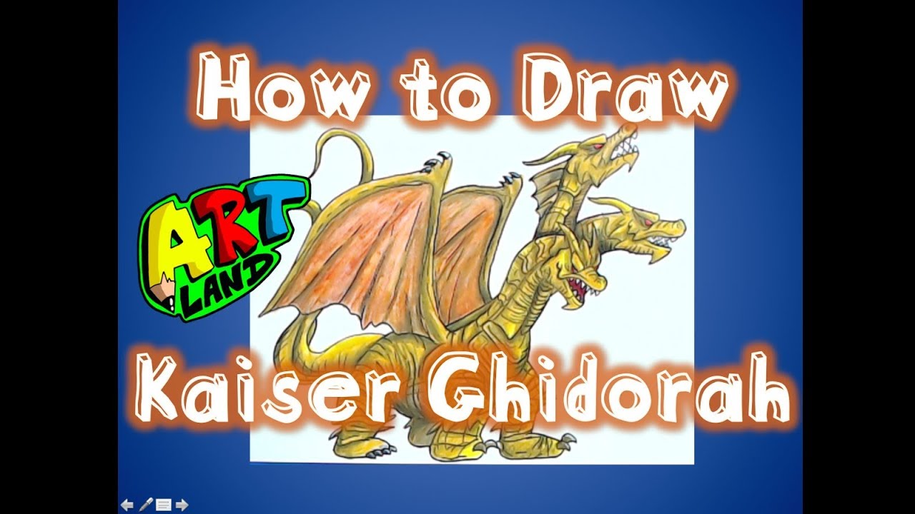 How to Draw Kaiser Ghidorah