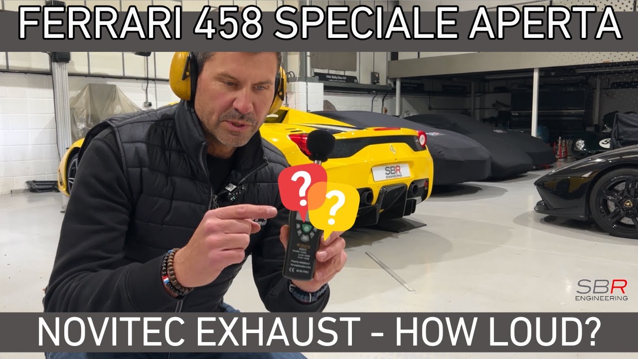 Ferrari 458 Speciale Aperta with Full Novitec Exhaust Sounds Insane!