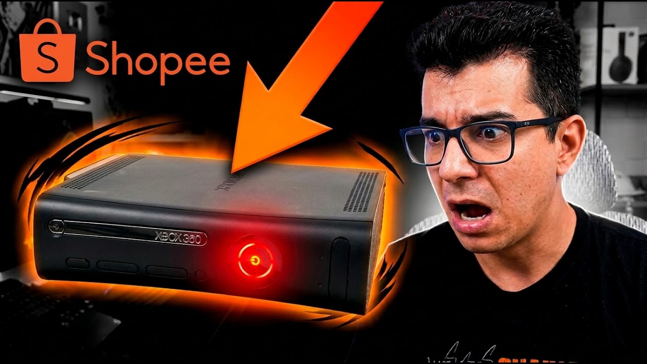 🔥Comprei um Xbox 360 na SHOPEE e Isso Aconteceu! (Quase 3 Anos Depois)