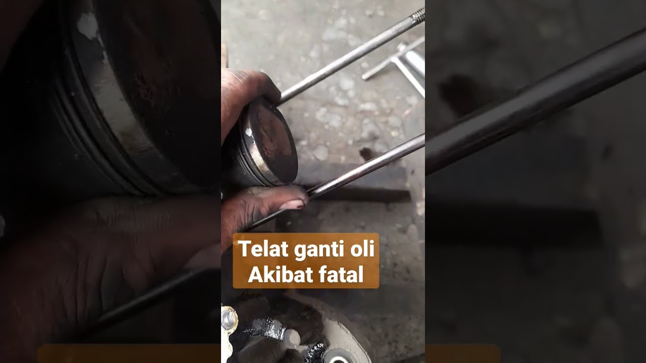 kehabisan oli jadi turun mesin