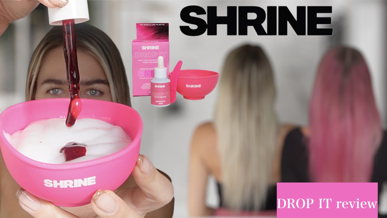 Shrine Hot Pink Drop It non-permanent hair dye drops - hit or miss?