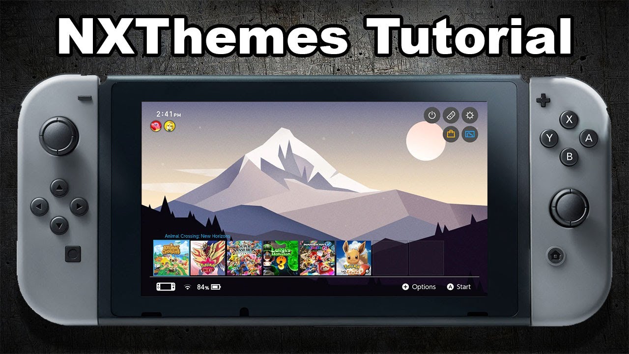 How to Install Themes On Your Nintendo Switch v1 (CFW) - NXThemes Tutorial