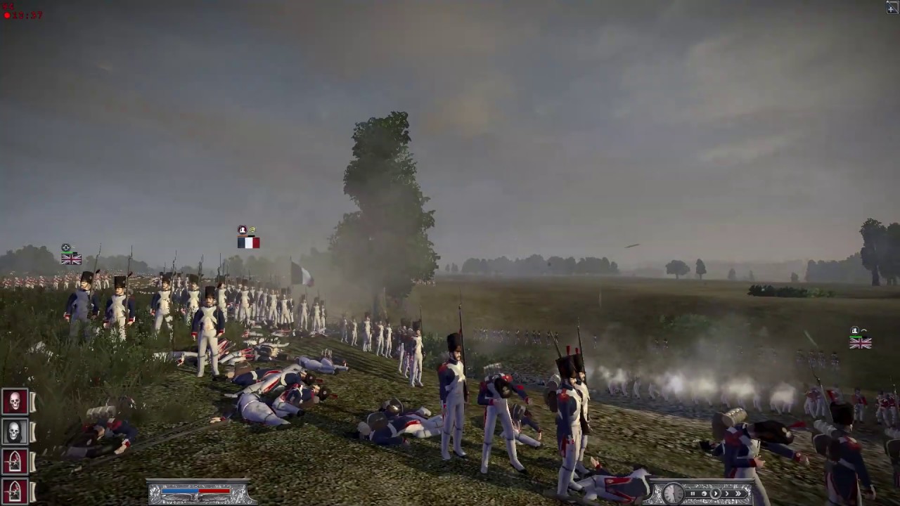Napoléon     bataille de Waterloo     camps de la coalition prusso anglaise       Total War