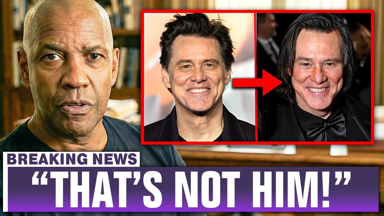 Denzel Washington REACTS To Jim Carrey’s SCARY Recent Transformation!