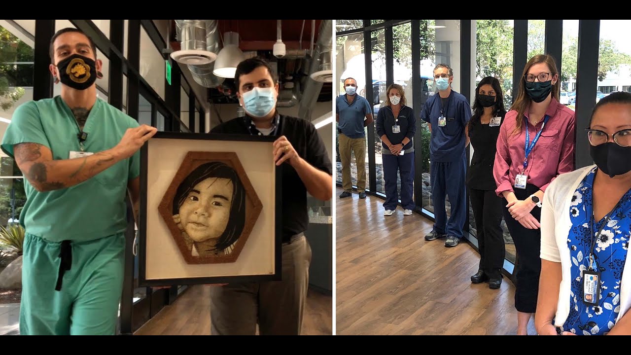 WELCOME HOME, LEIA:   Organ Donor's Floral Portrait Returns to Lifesharing