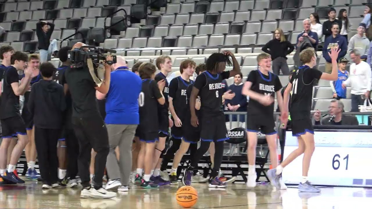 REJOICE CHRISTIAN’s HOLT WILSON with the game winning put back in OT to move on to the semifinals!