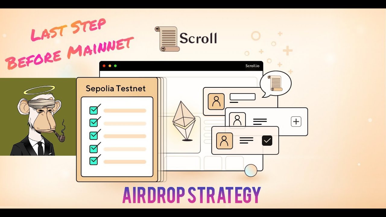 Scroll Airdrop ! how to qualify I Galxe Campaign ! Mainnet coming !