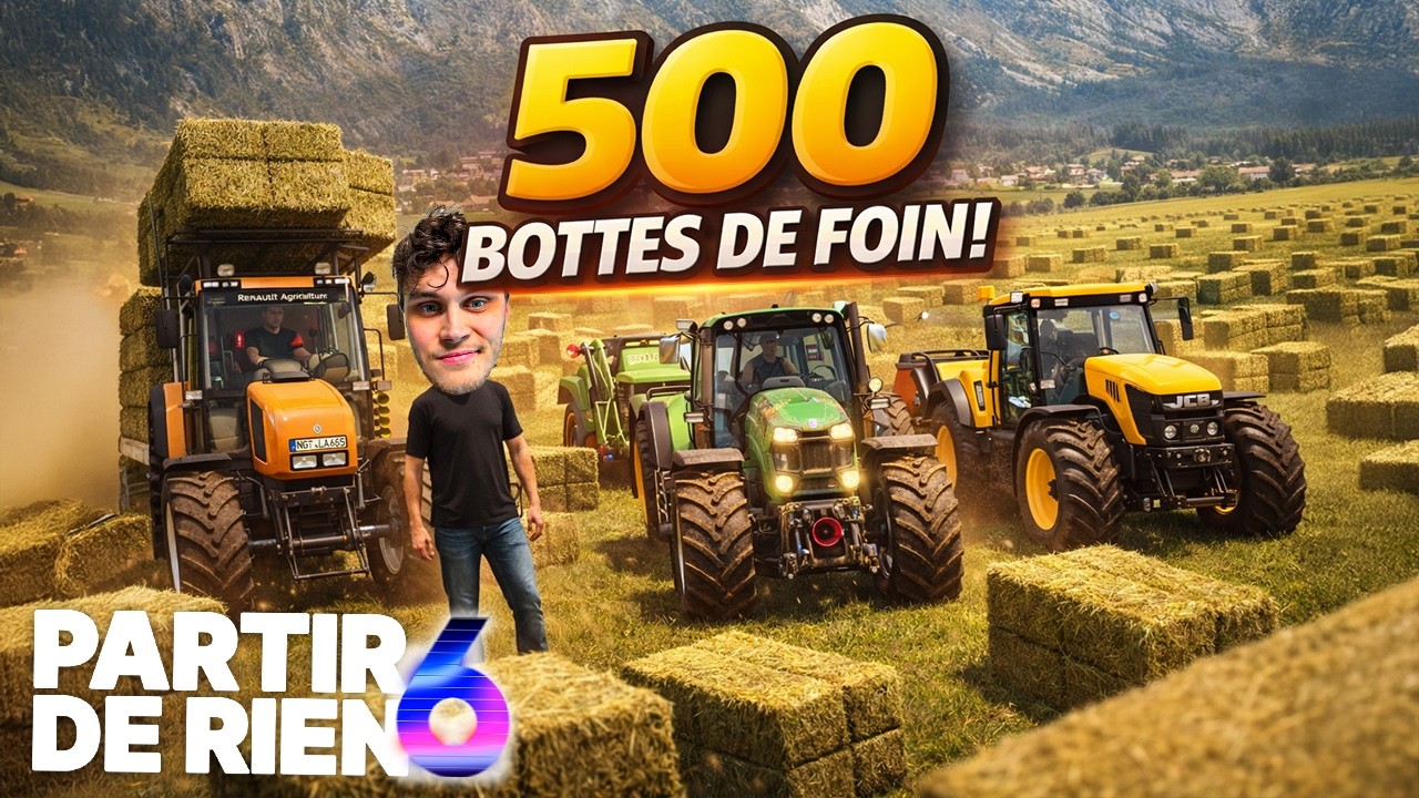GROS Chantier de bottes en MULTI | Partir De Rien Saison 6 #18 | Farming Simulator 25