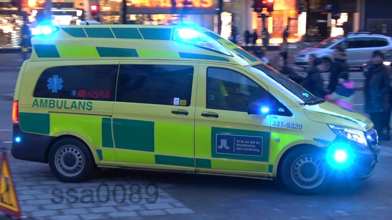 Ambulans Stockholm Mercedes-Benz Vito [SE | 12.2017]
