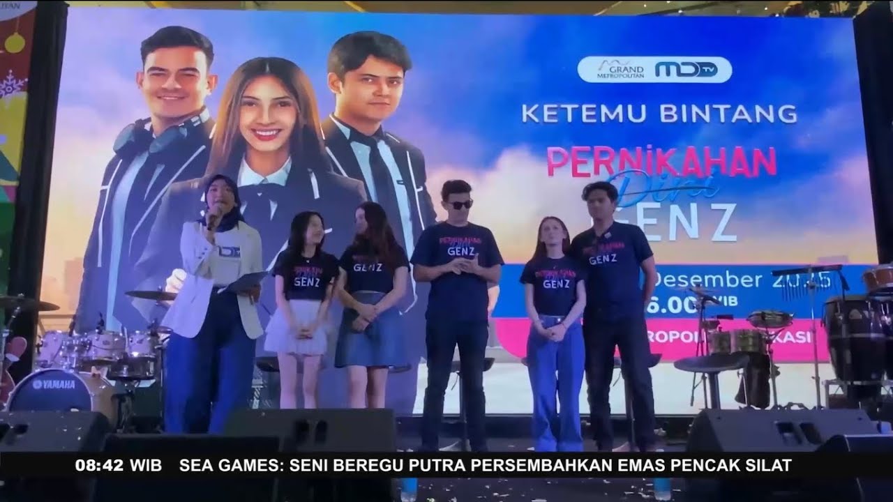 Pernikahan Dini Gen Z Sapa Penggemar di Grand Metropolitan Bekasi