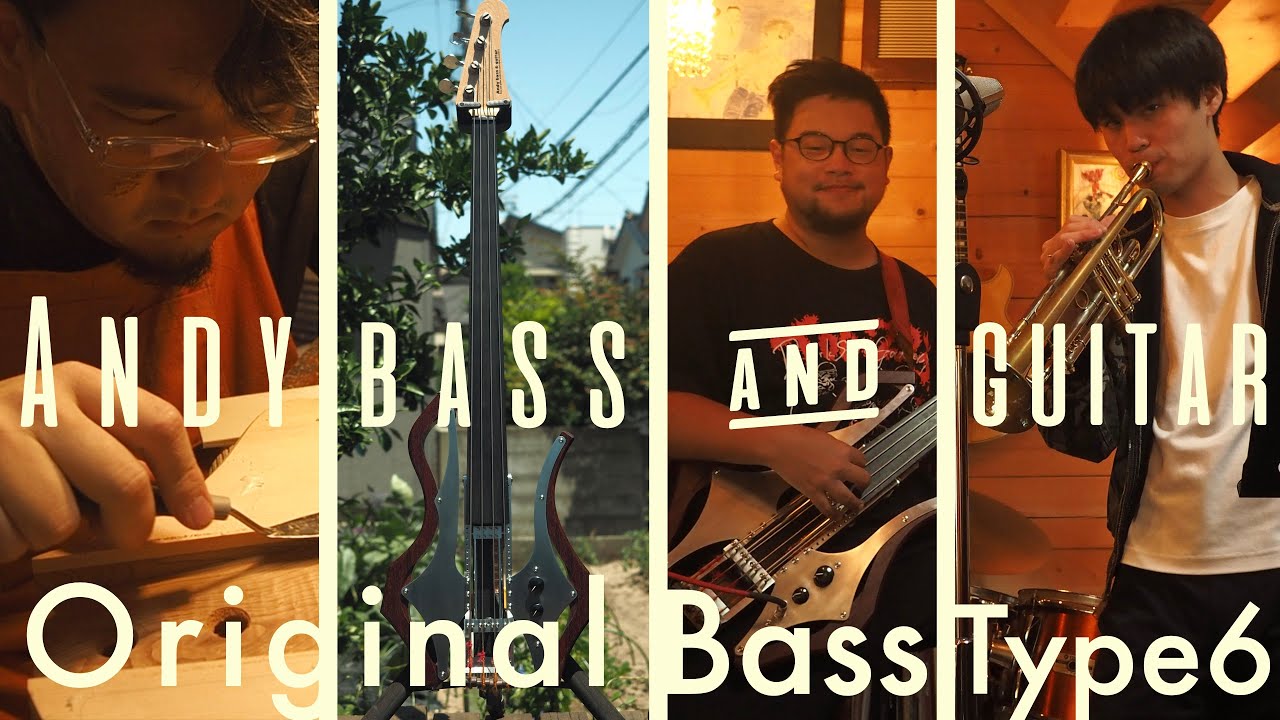 I was dying. Make electric bass guitar with a double bass sound.（Guitar Making ASMR)