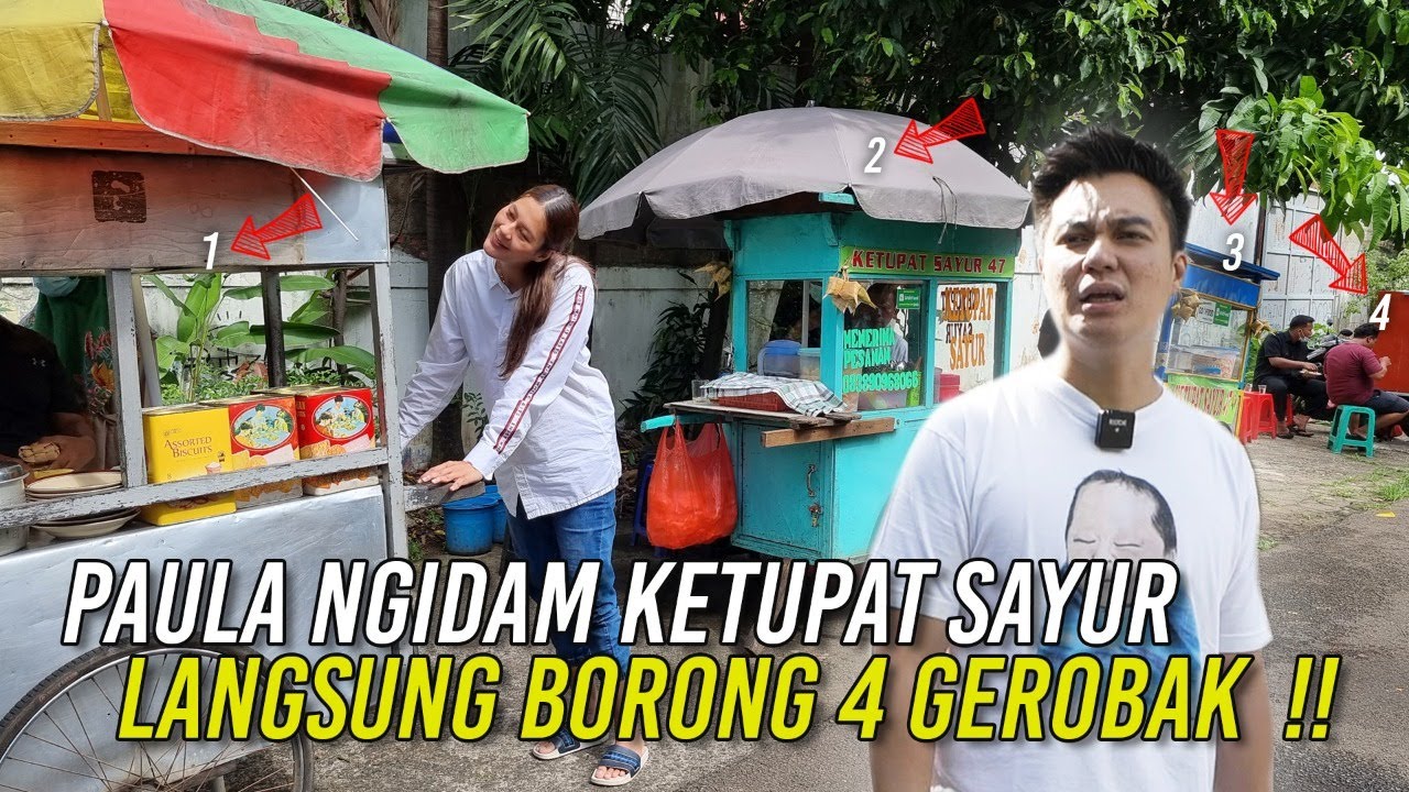PAULA NGIDAM SAMPE BAWA SEMUA GEROBAK KE DEPAN RUMAH ‼️ BAIM SAMPE BINGUNG LIATNYA ..