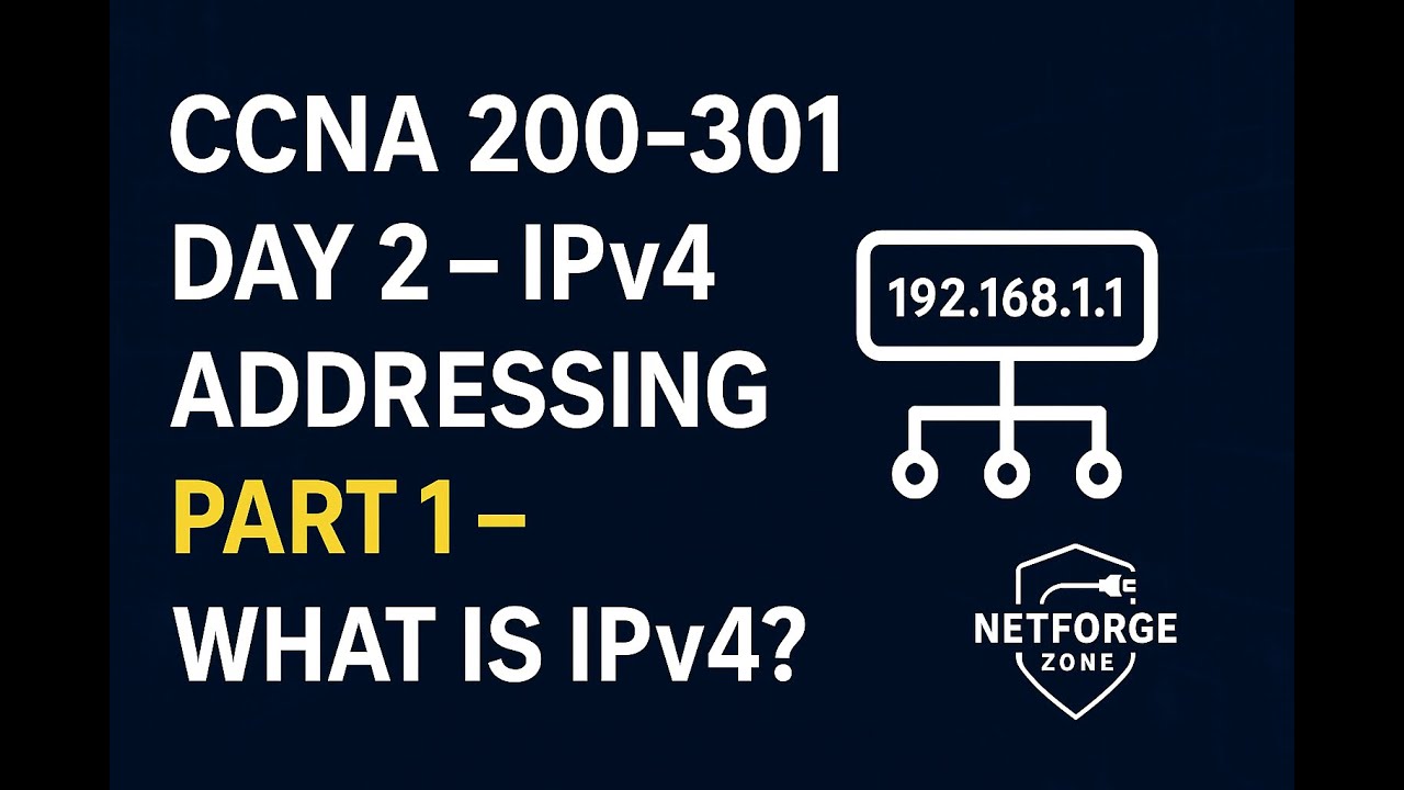 CCNA Day 2 IPv4 Addressing Part 1 What is IPv4?