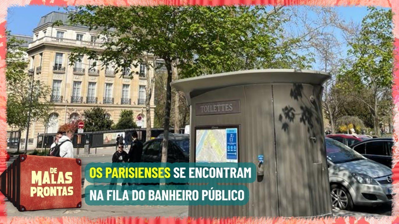 Não passe aperto em Paris, há banheiros públicos em cada esquina
