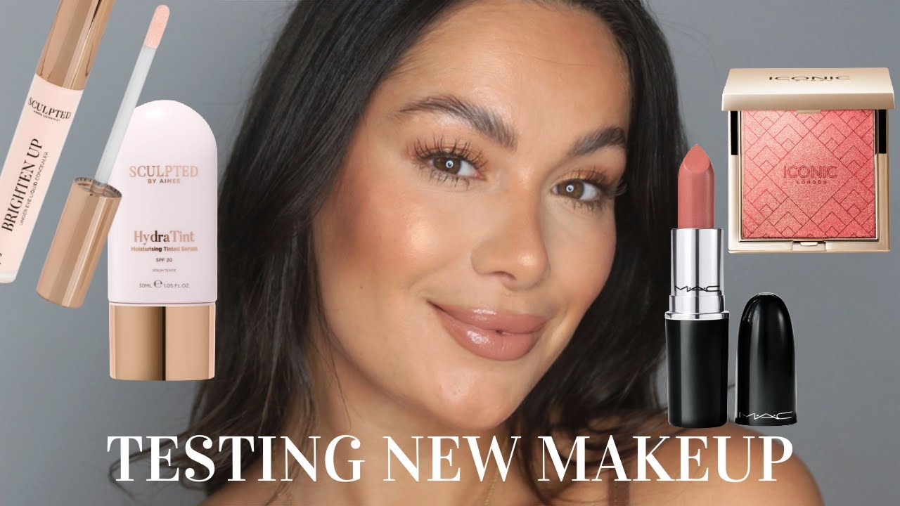 TESTING NEW MAKEUP FROM ICONIC, SCULPTED BY AIMEE, MAC & MORE!