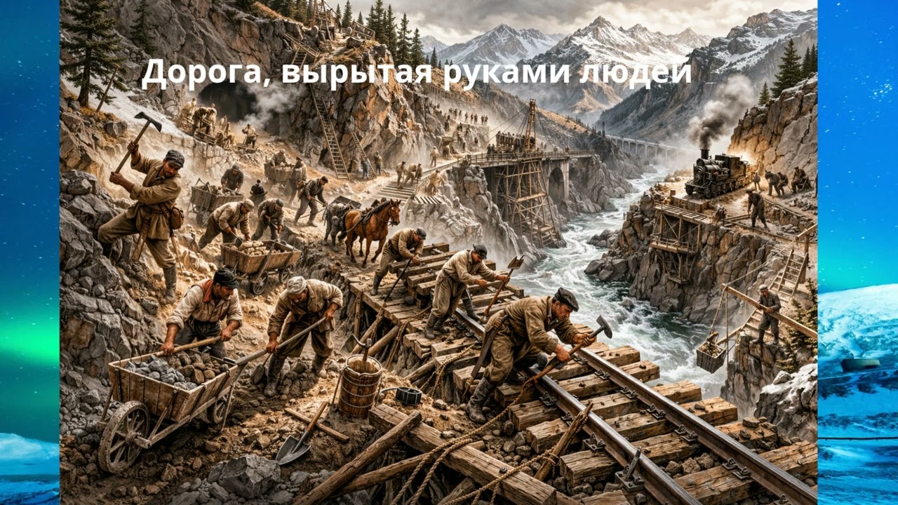 Дорога, вырытая руками людей 