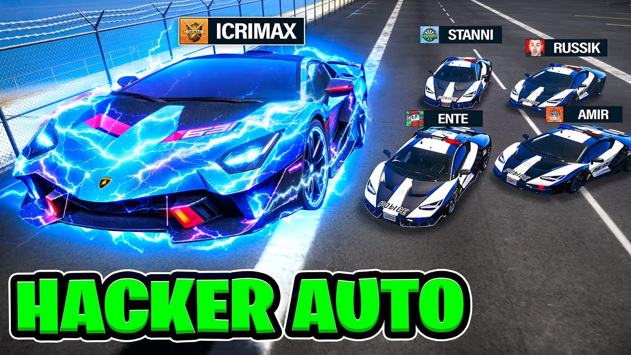 Ich PRANKE 5 YOUTUBER mit HACKER AUTO in GTA 5!