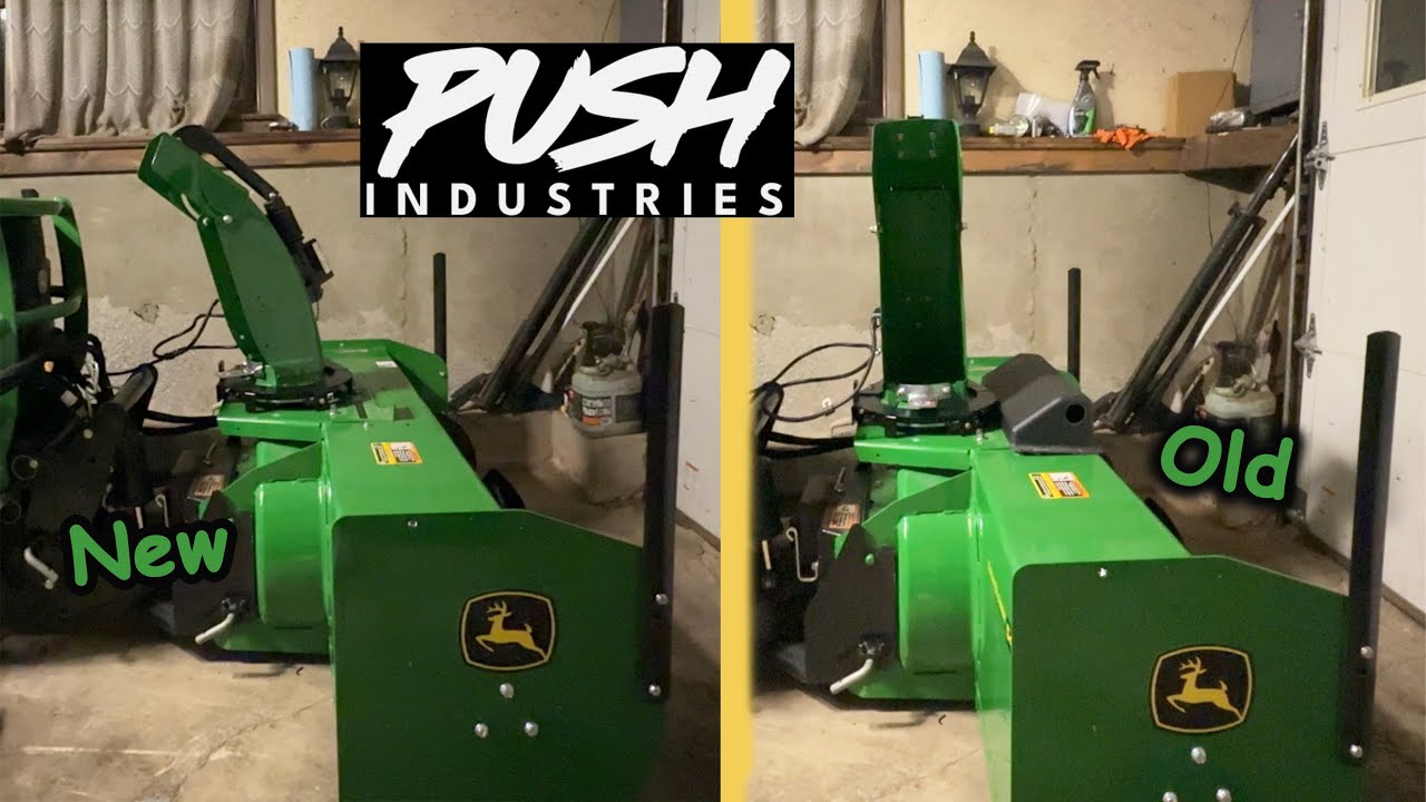 Покупка комплекта Push Industries с углом наклона 320° | Лучшая модернизация снегоочистителя JD