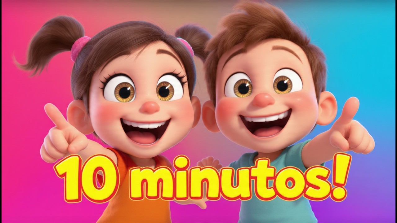 10 MINUTOS DE MÚSICAS INFANTIS PARA PULAR, DANÇAR E SE DIVERTIR! 🎶