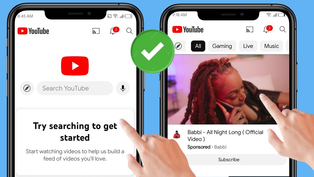 Исправьте проблему с YouTube, попробуйте выполнить поиск, чтобы начать работу | Видео на главной ...