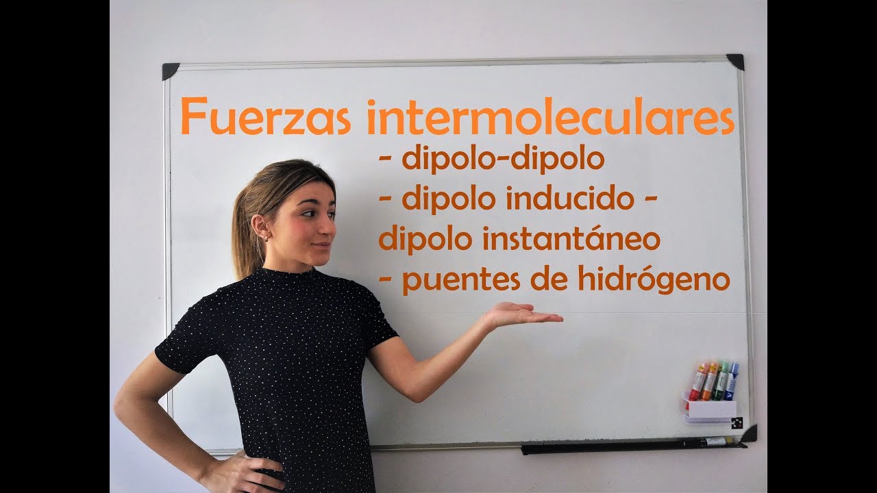 QUÍMICA. Fuerzas intermoleculares. Van der Waals, London y enlaces de hidrógeno