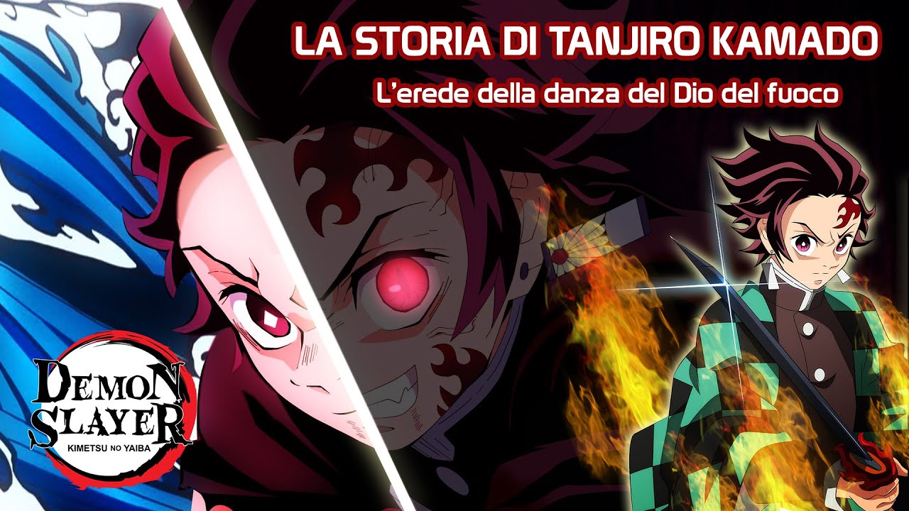 LA STORIA DI TANJIRO KAMADO - EREDE DELLA DANZA DEL DIO DEL FUOCO!  - DEMON SLAYER -  ITA