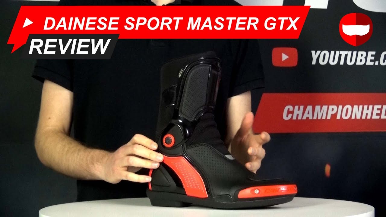 Обзор мотообувь Dainese Sport Master Gore-Tex - ChampionHelmets.com