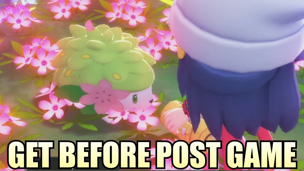 *EASY METHOD* Catch Shaymin BEFORE Post Game in Pokemon Brilliant Diamond Shining Pearl