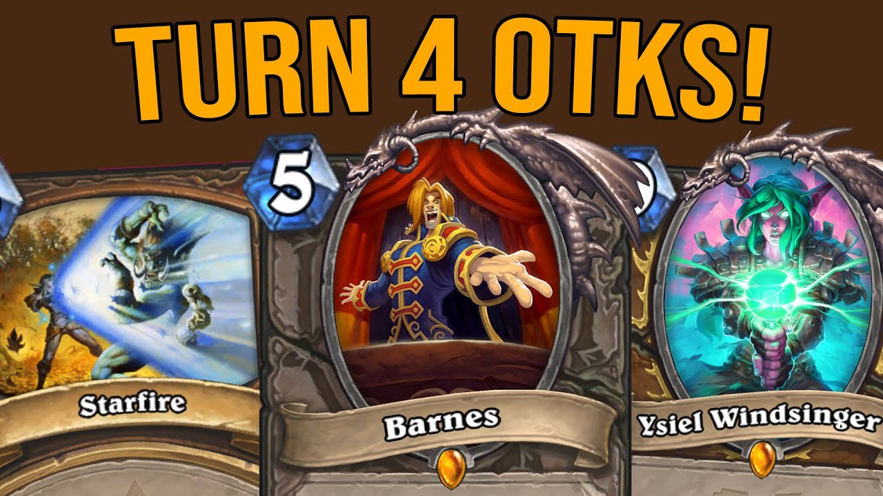 This Barnes OTK Deck Is INSANELY OP!! | Wild Hearthstone Druid Deck