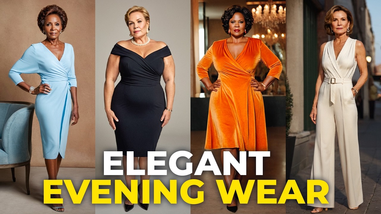Elegant Evening Wear for Women Over 50 | Stylish Evening Dresses & Outfits for Women Over 60