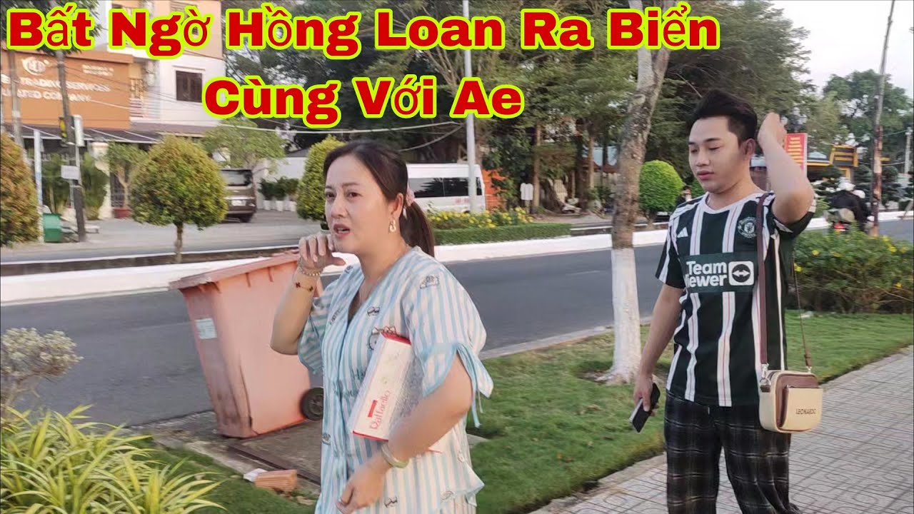 Bất Ngờ Hồng Loan Cùng AE YOUTUBE ra Biển Ngấm Hoàng Hồn.