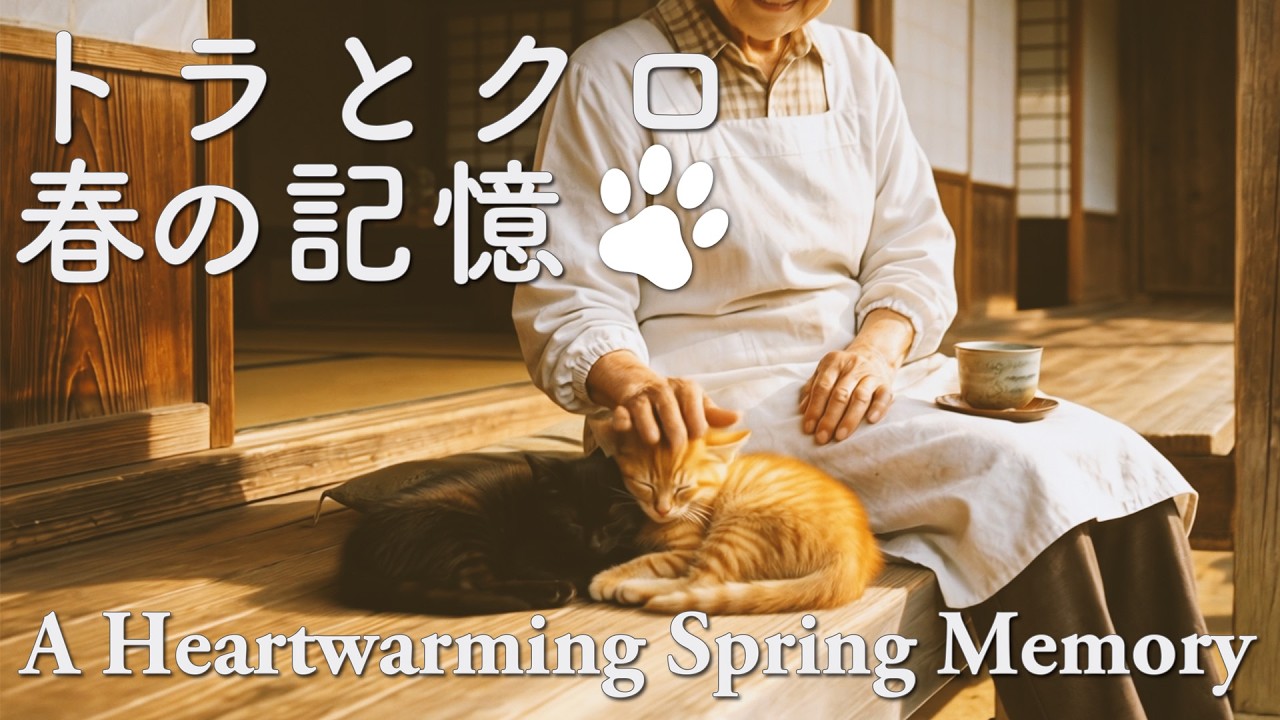【トラとクロ】春の記憶 | A Heartwarming Spring Memory【AI Short Film】