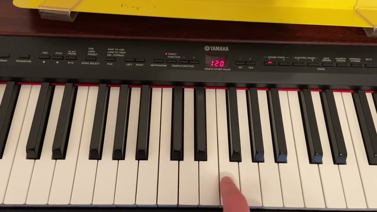 Where is E sharp on piano