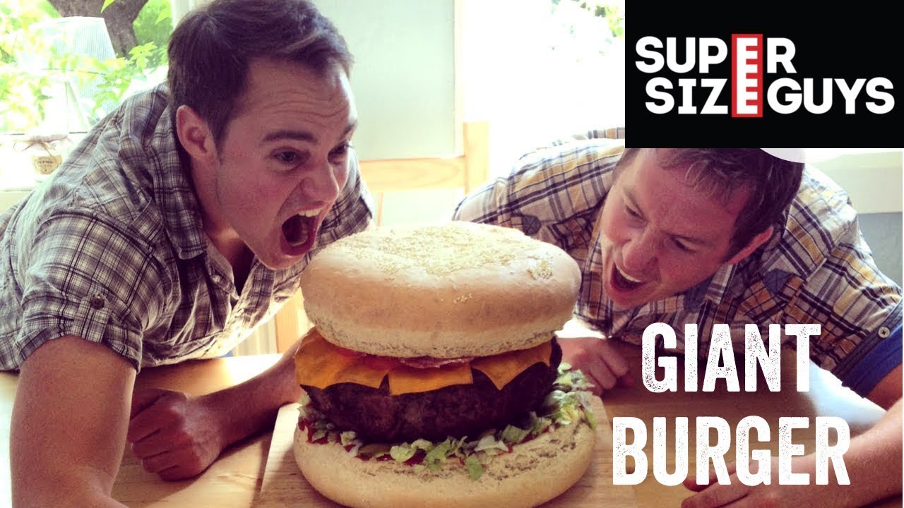 We made a Giant Burger! | Super Size Guys