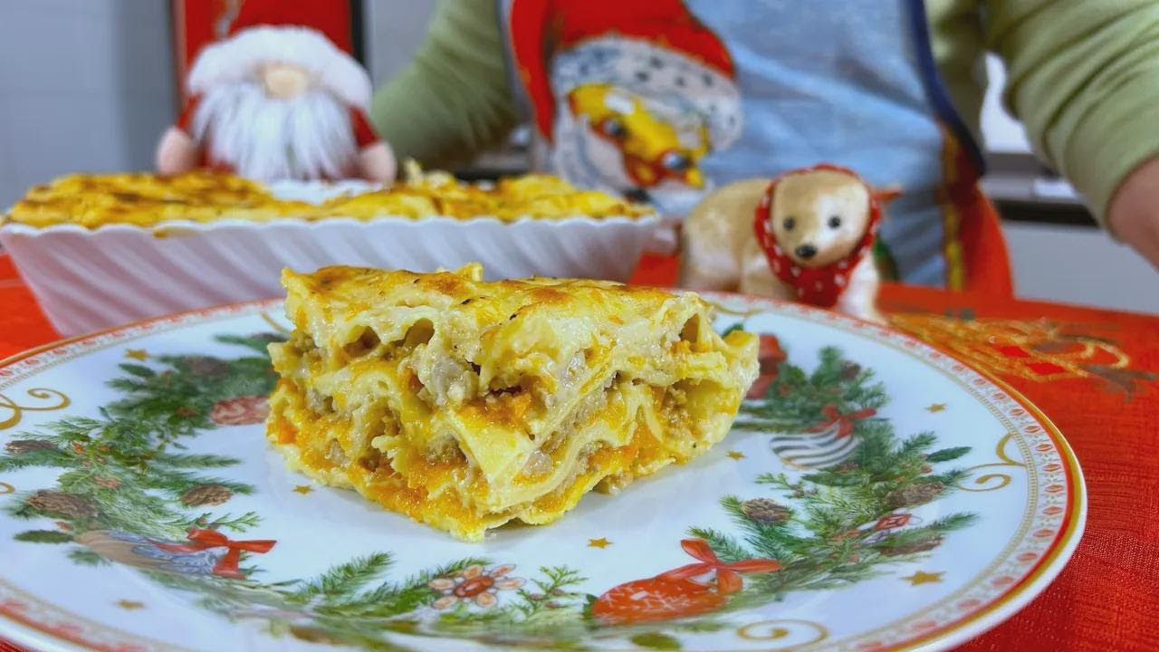 Kürbis-Lasagne: Das perfekte Weihnachtsgericht 🎄😍