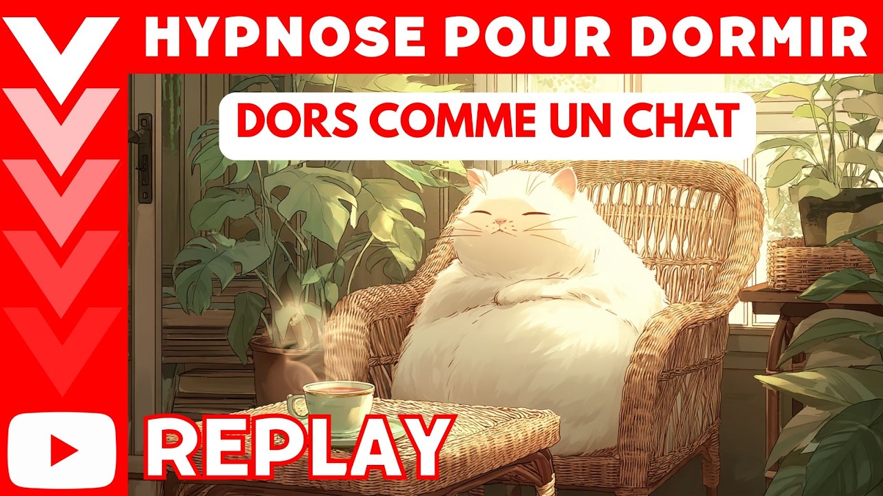 HYPNOSE POUR DORMIR rapidement. [Dors comme un chat]