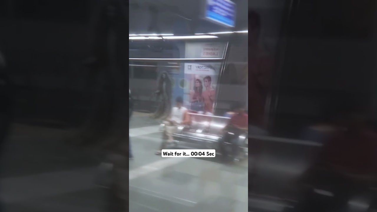 What I just saw... It's not human...#scary #horror #ghost #kolkata #metro