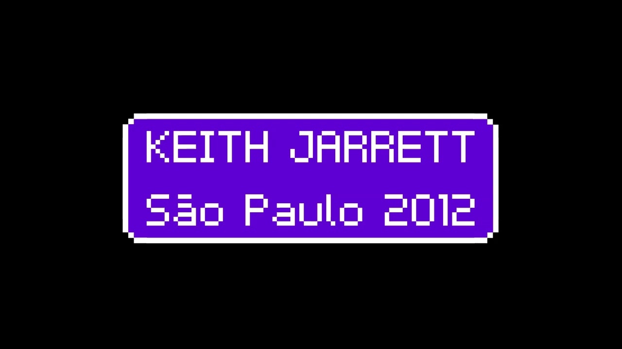 Keith Jarrett | Sala São Paulo, São Paulo, Brazil - 2012.10.29