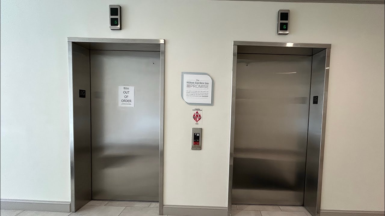 Otis Series 1 Hydraulic Elevators at Hilton Garden Inn - Cleveland, OH