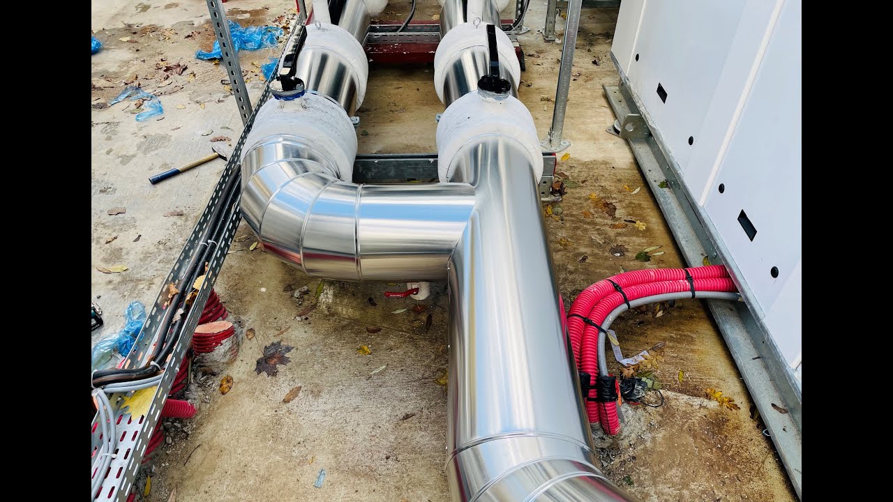 Calorifugeage Isolation Technologie  Hot and cold water pipes are installed By Apna Dhudra
