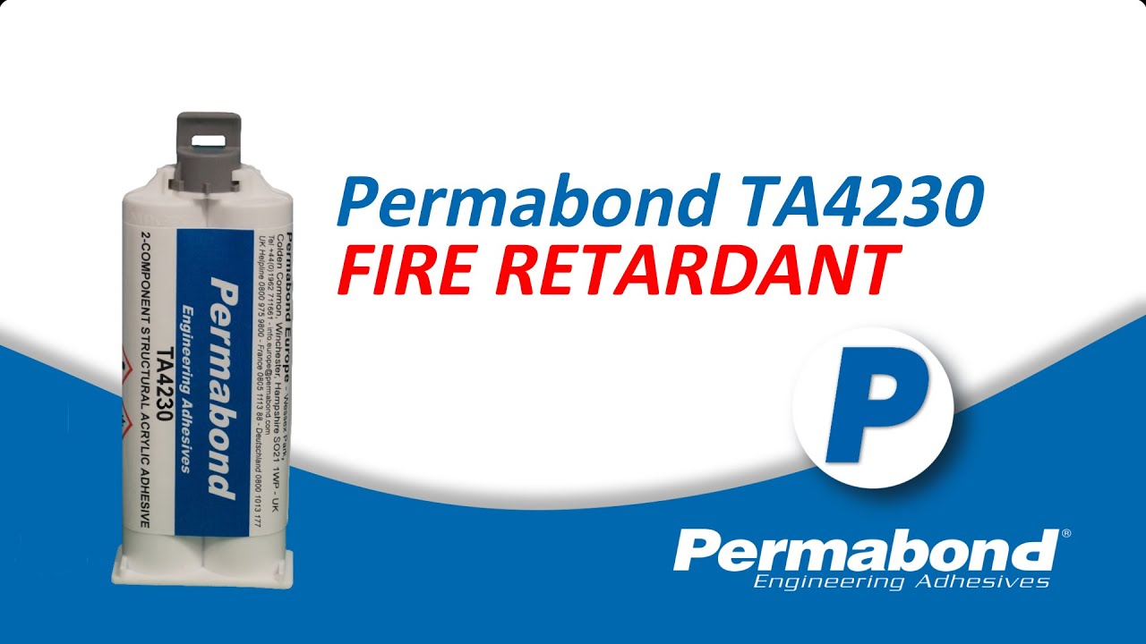 Permabond TA4230 Flame test