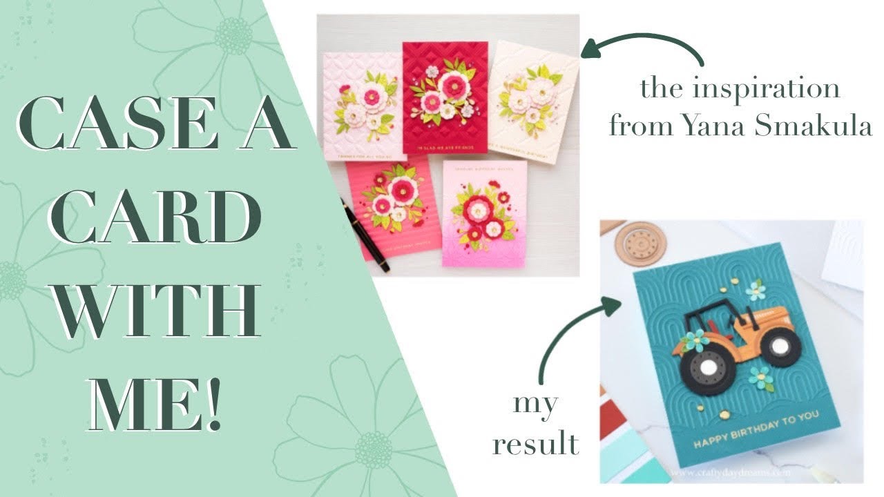 CASE A Card With Me! A Masculine Birthday Card Inspired by Yana Smakula.